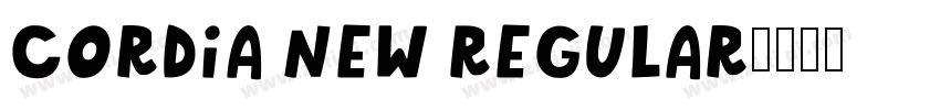 Cordia New Regular字体转换